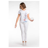 A.Tratti Chic White Stretch Viscose Tee with Exclusive Packaging -   -  A.Tratti.
